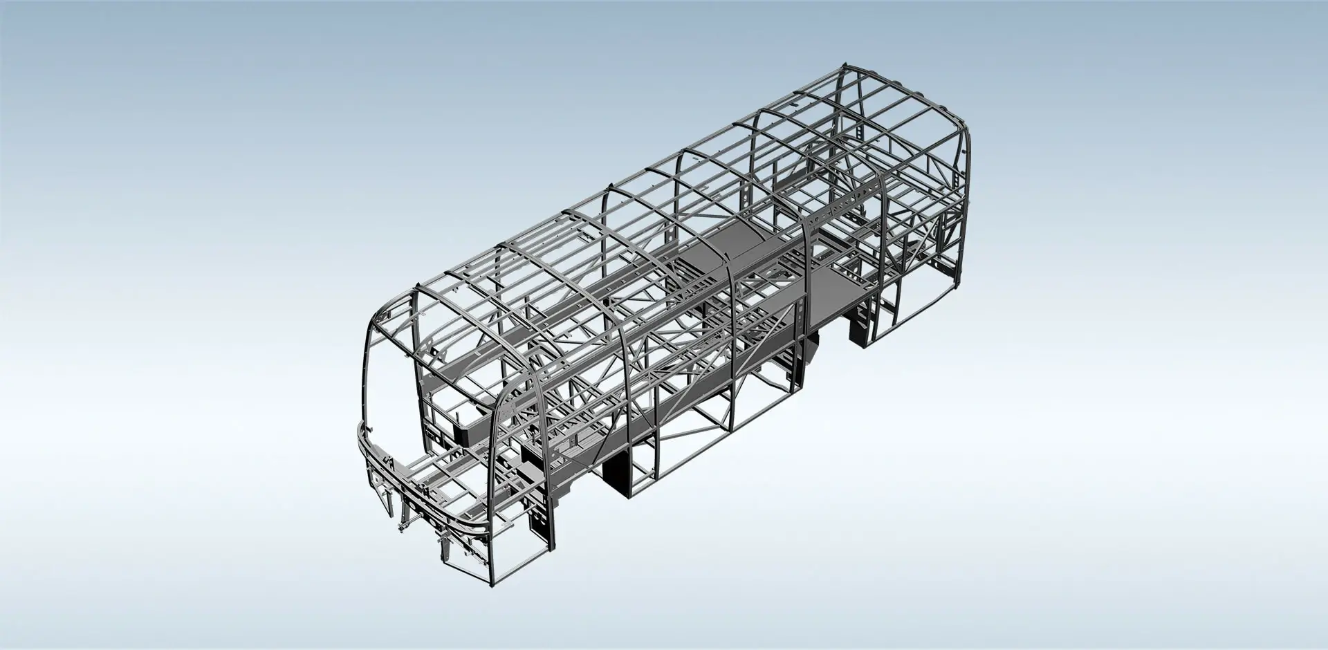 Steel alloy closed-ring body structure
