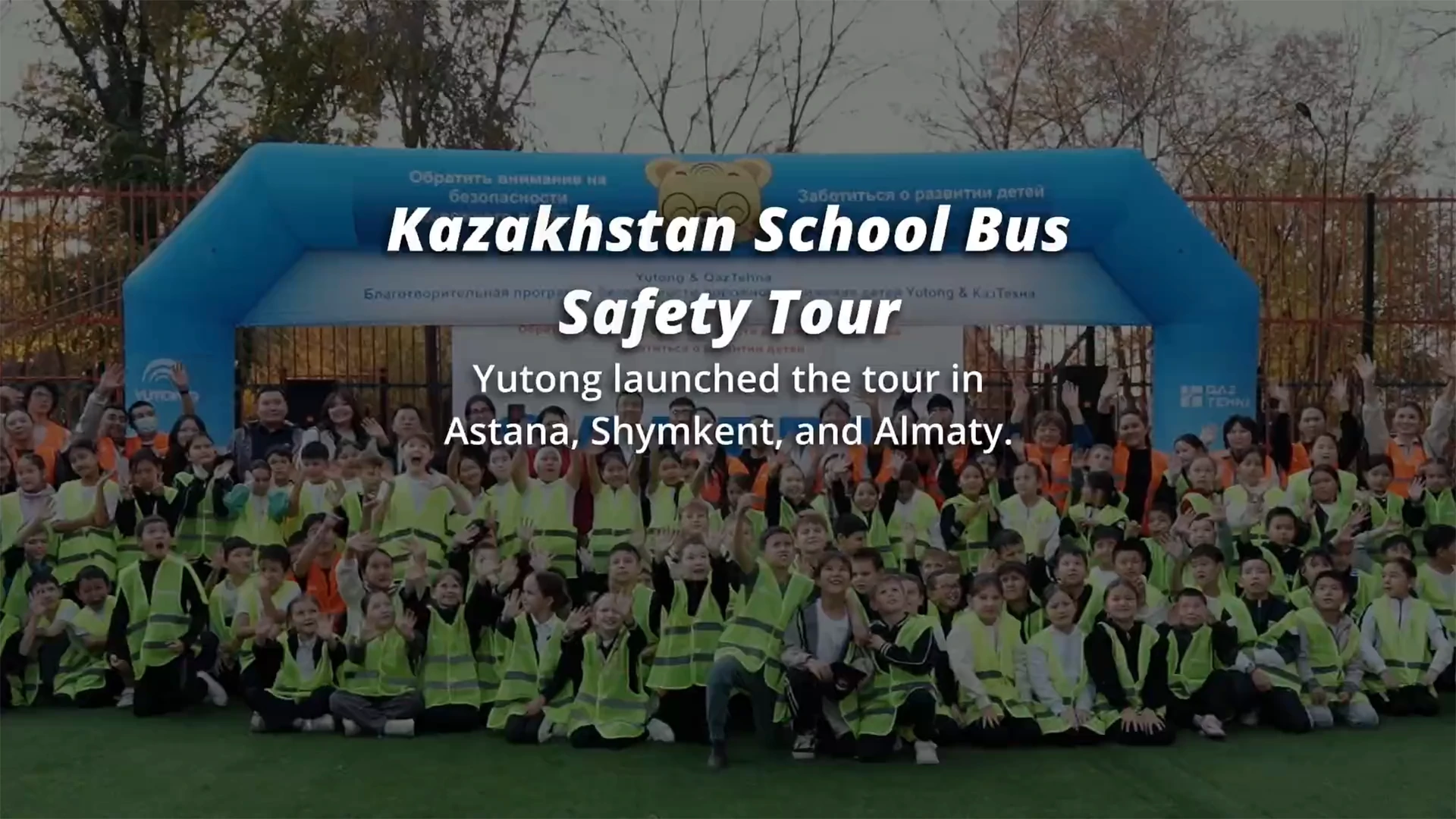 Kazakhstan School Bus Safety Tour