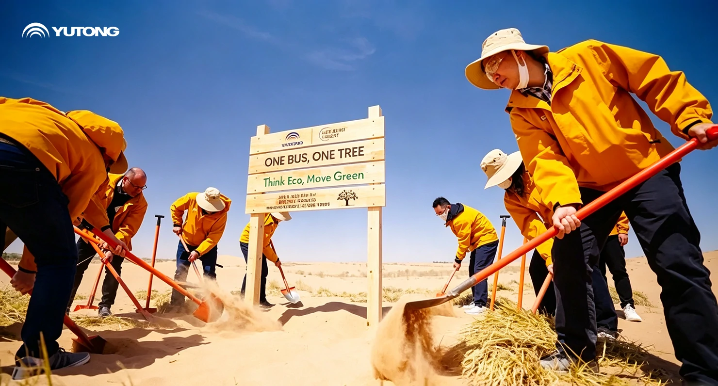 110 Yutong Buses Serve UNCCD COP17, Advancing Sustainable Development Through Green Mobility