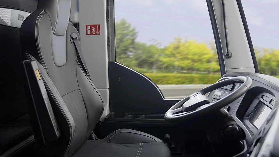 Full air suspension driver seat